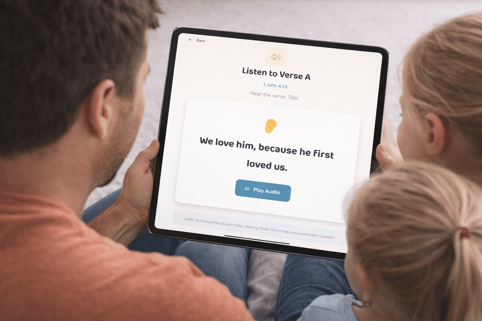 ScriptureSteps family routine preview